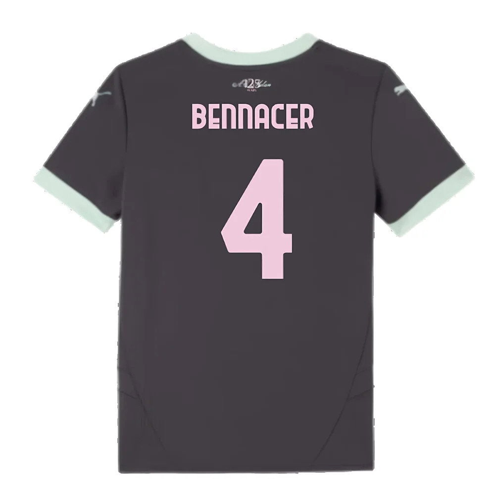 2024-2025 AC Milan Third Shirt (Kids) (Bennacer 4)_2