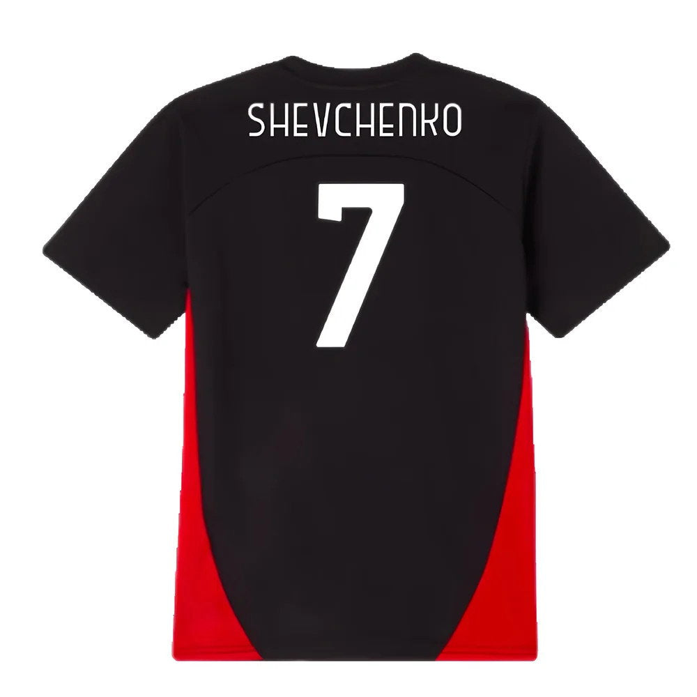 2024-2025 AC Milan Training Shirt (Black) - Kids (Shevchenko 7)_2