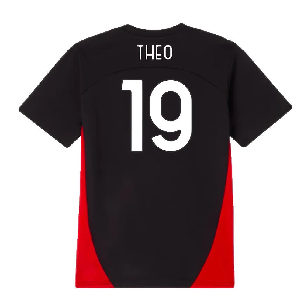 2024-2025 AC Milan Training Shirt (Black) - Kids (Theo 19)_2