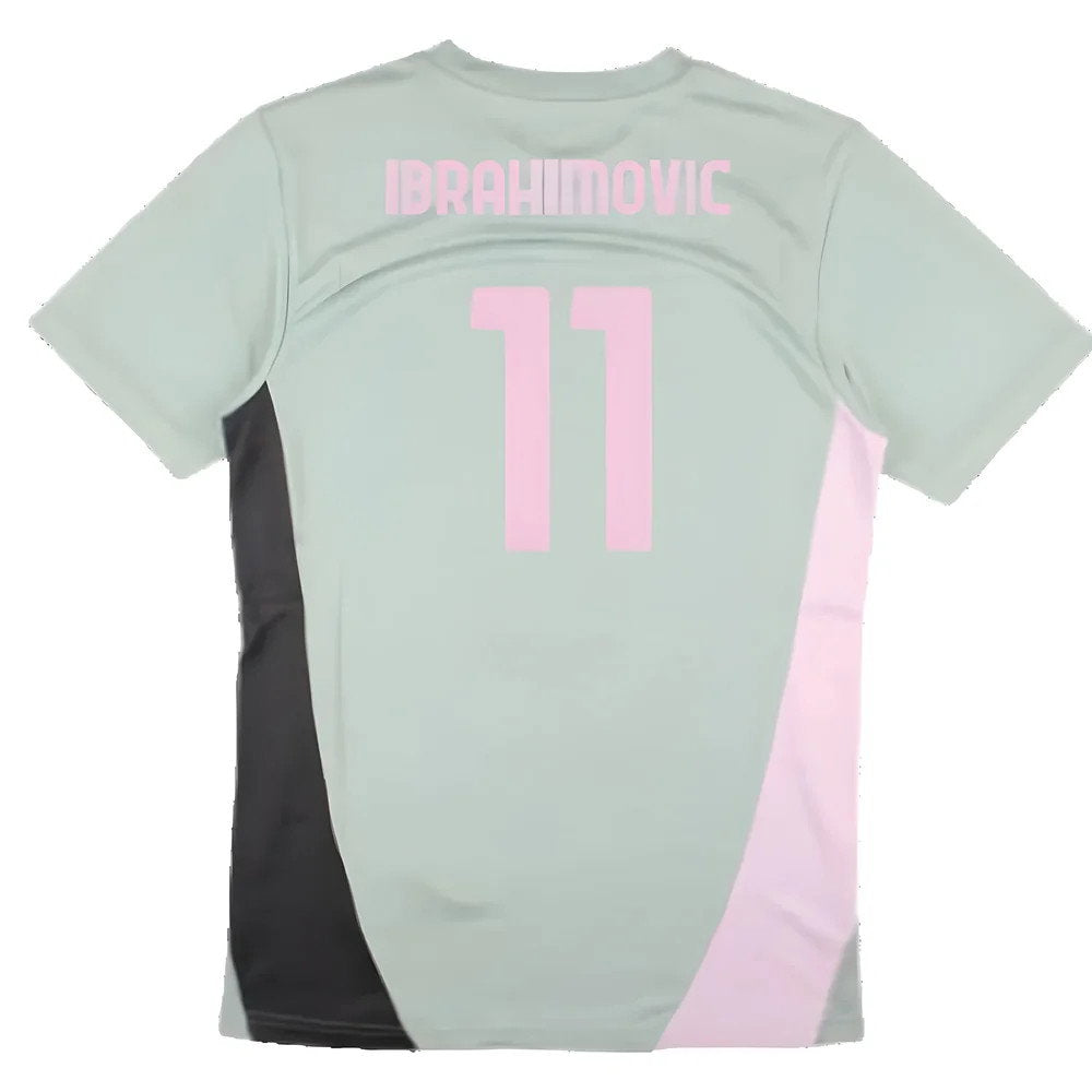 2024-2025 AC Milan Training Shirt (Green Fog) (Ibrahimovic 11)_2