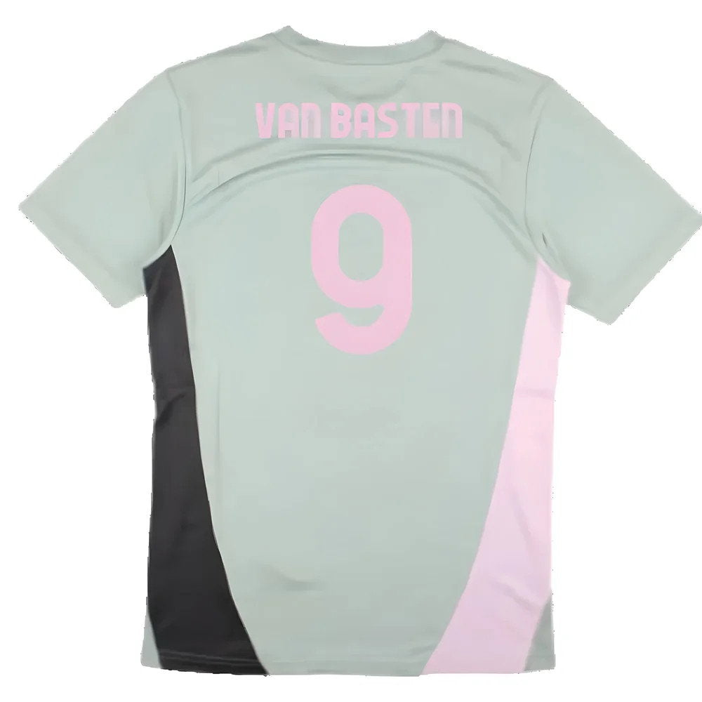 2024-2025 AC Milan Training Shirt (Green Fog) (Van Basten 9)_2