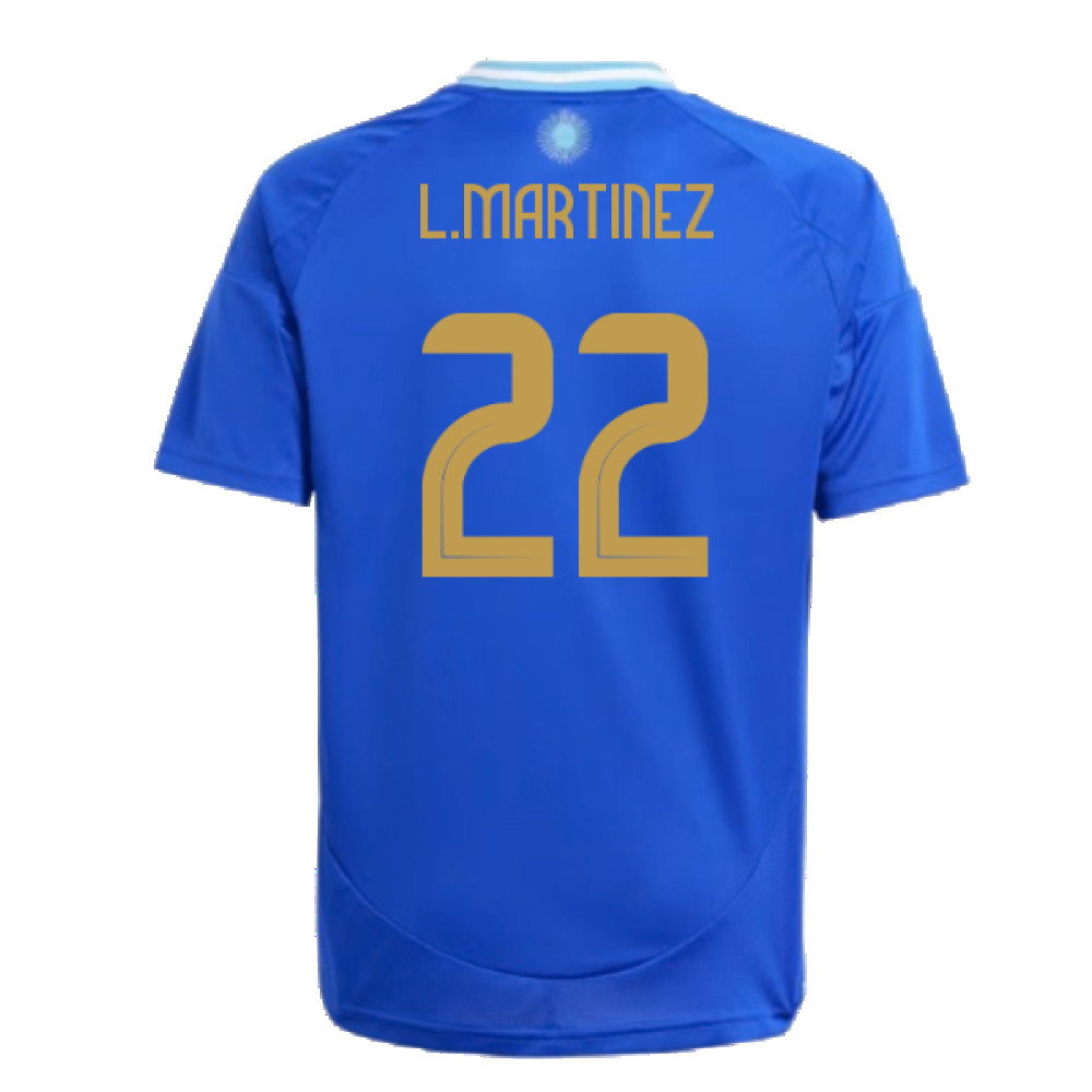 2024-2025 Argentina Away Shirt (Kids) (L.MARTINEZ 22)_2