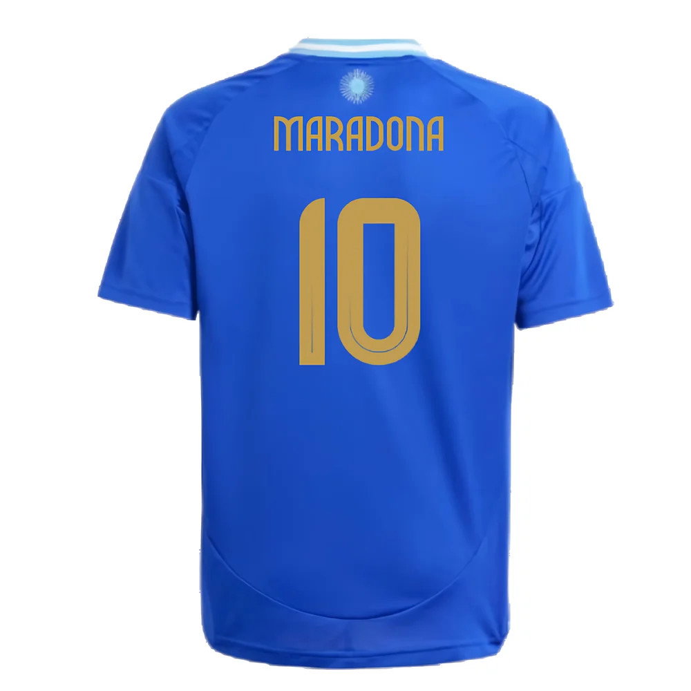 2024-2025 Argentina Away Shirt (Kids) (MARADONA 10)_2