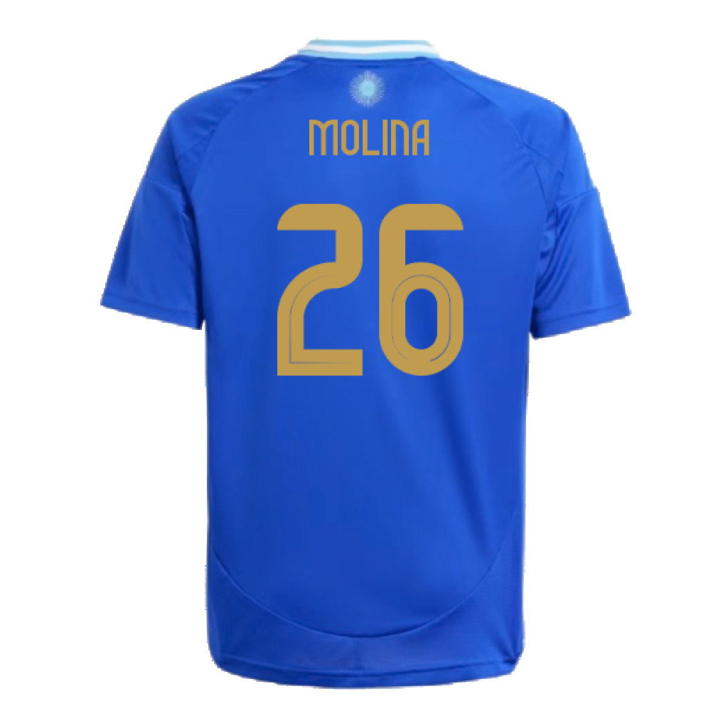 2024-2025 Argentina Away Shirt (Kids) (MOLINA 26)_2