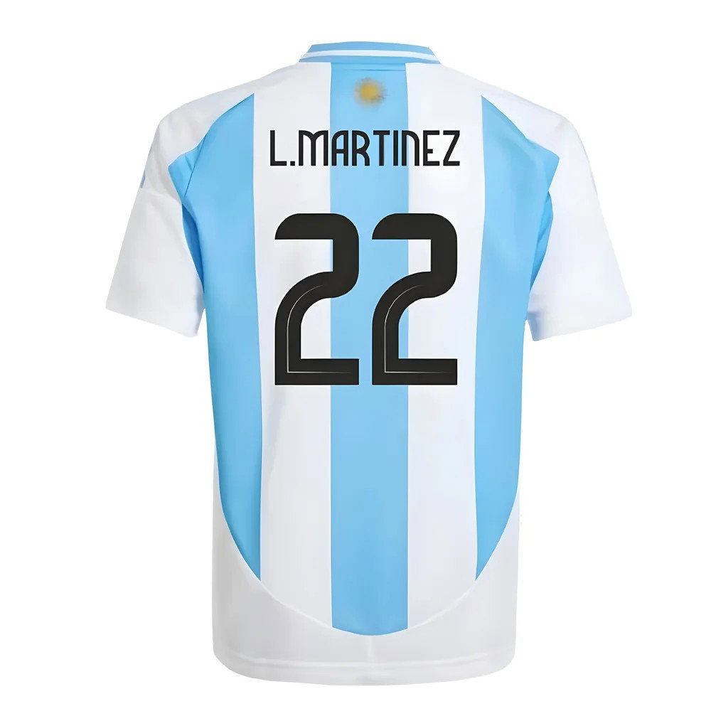 2024-2025 Argentina Home Shirt (Kids) (L.MARTINEZ 22)_2