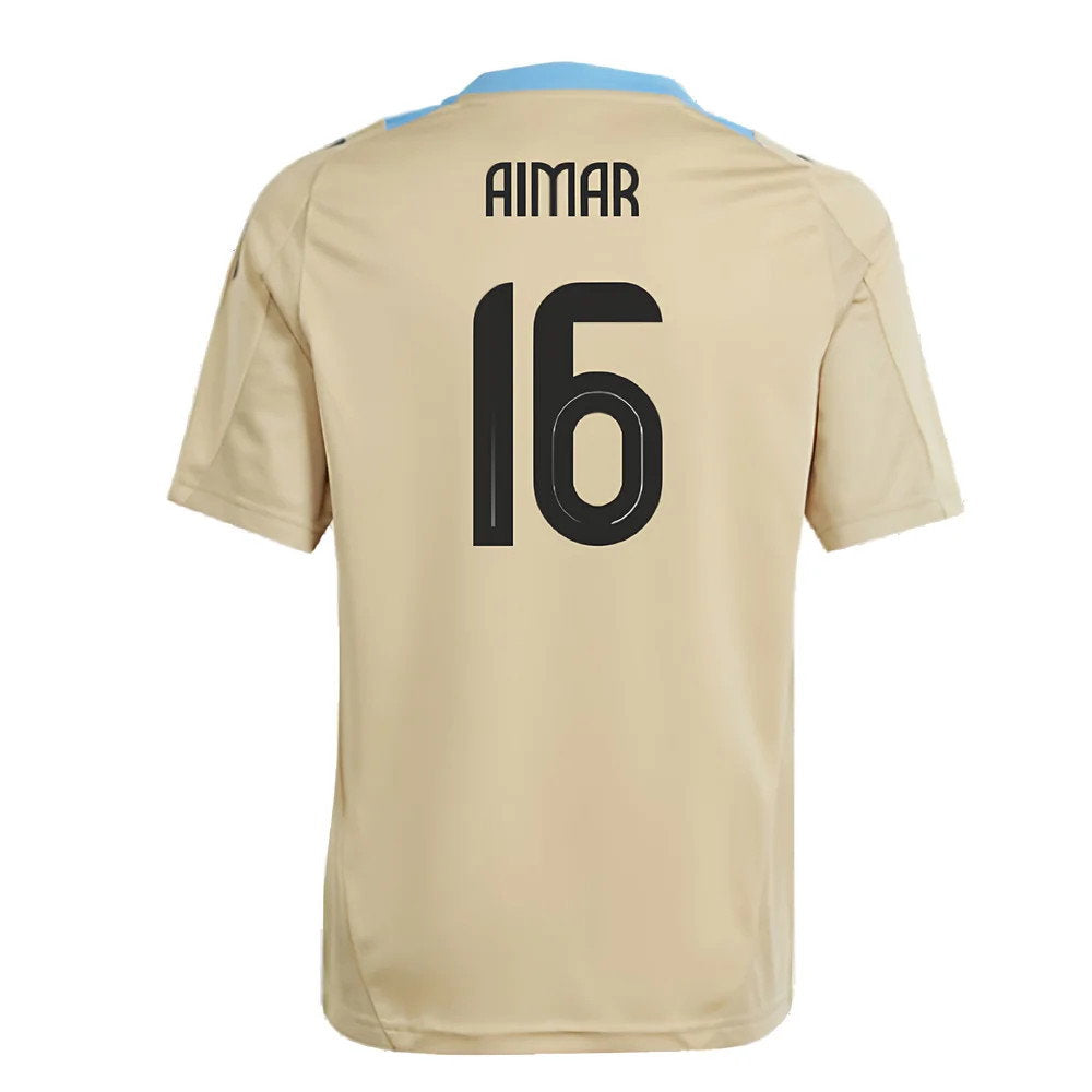 2024-2025 Argentina Training Jersey (Hazy Beige) - Kids (AIMAR 16)_2