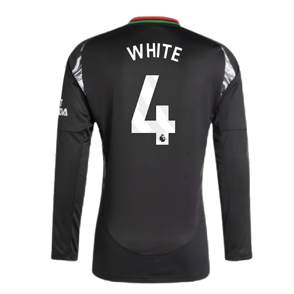 2024-2025 Arsenal Away Long Sleeve Shirt (White 4)_2