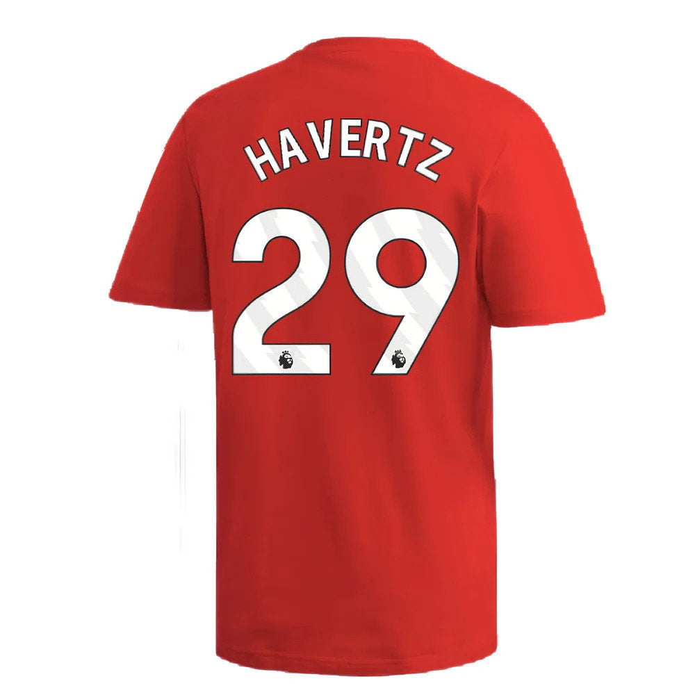 2024-2025 Arsenal DNA Graphic Tee (Red) (Havertz 29)_2
