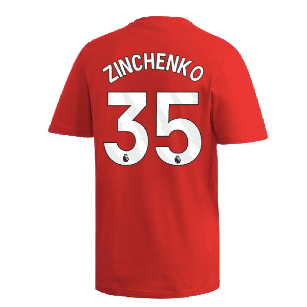 2024-2025 Arsenal DNA Graphic Tee (Red) (Zinchenko 35)_2
