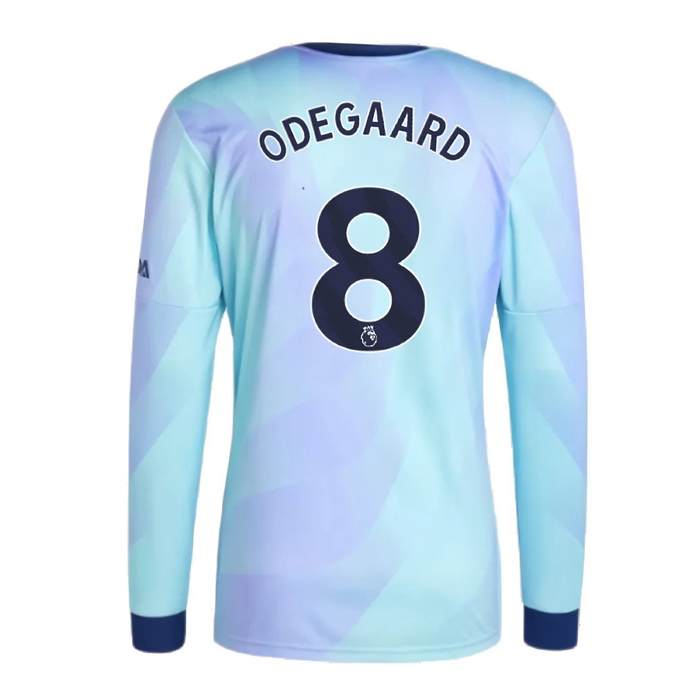 2024-2025 Arsenal Long Sleeve Third Shirt (Odegaard 8)_2