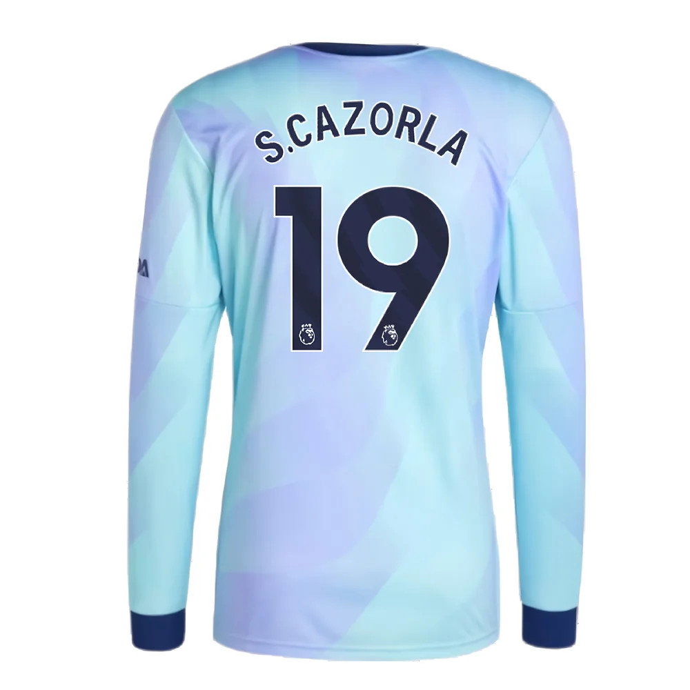 2024-2025 Arsenal Long Sleeve Third Shirt (S.Cazorla 19)_2
