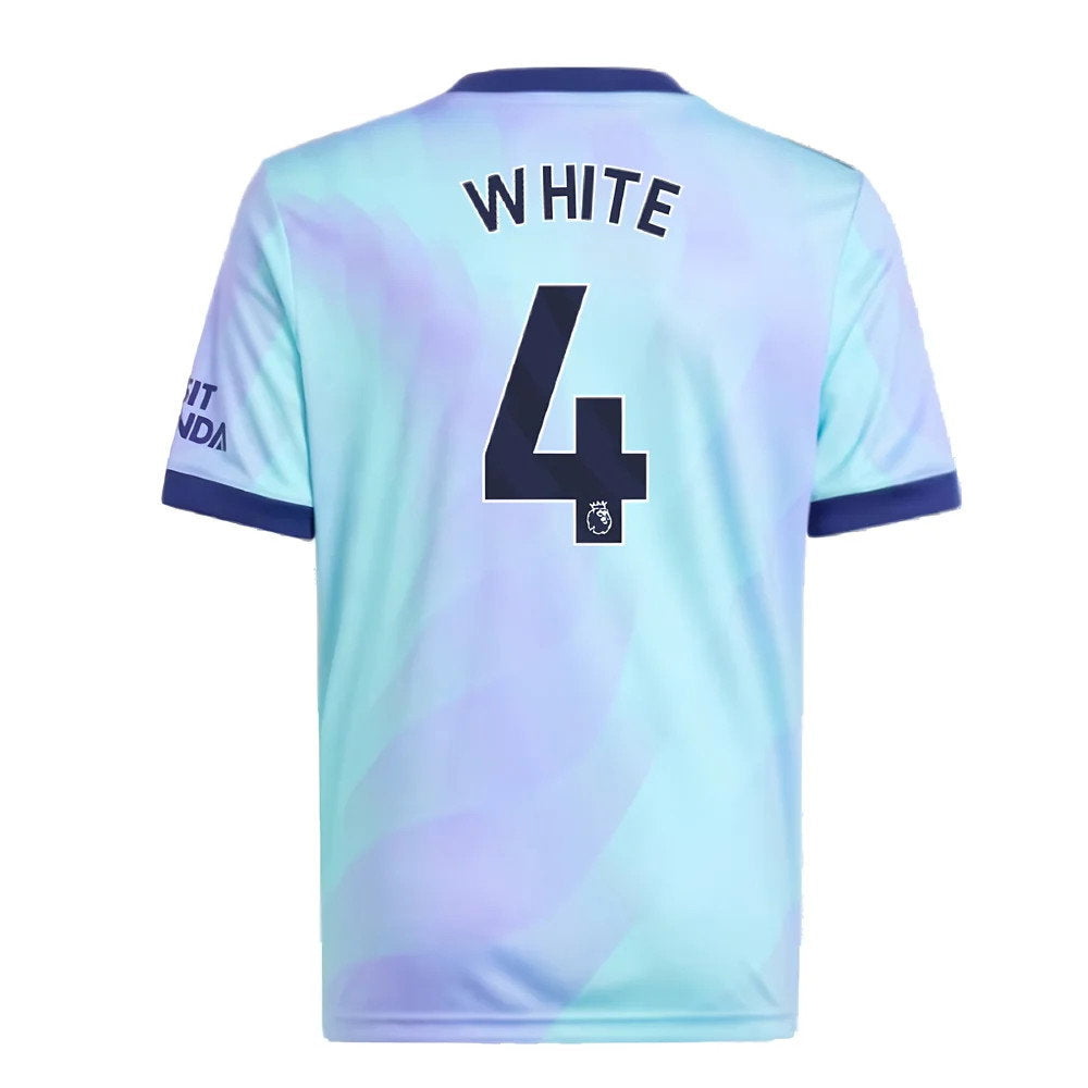 2024-2025 Arsenal Third Shirt (Kids) (White 4)_2