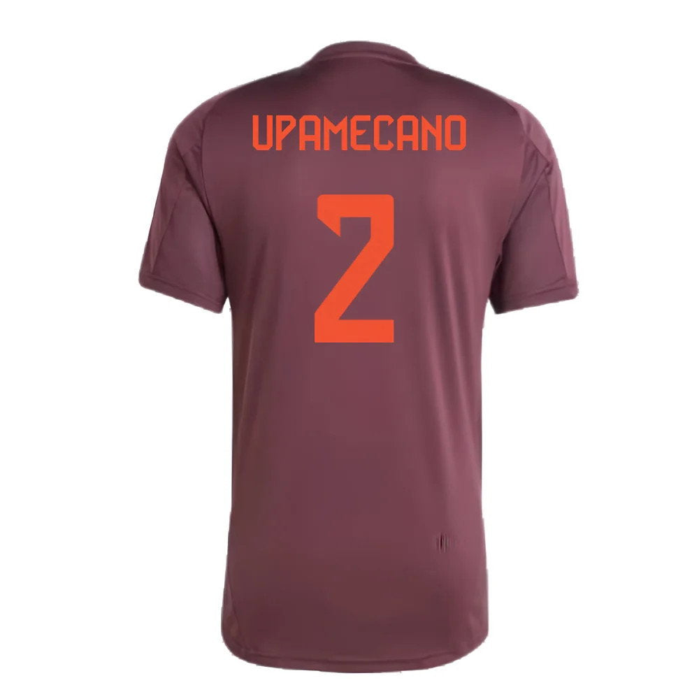 2024-2025 Bayern Munich Training Shirt (Shadow Maroon) (Upamecano 2)_2