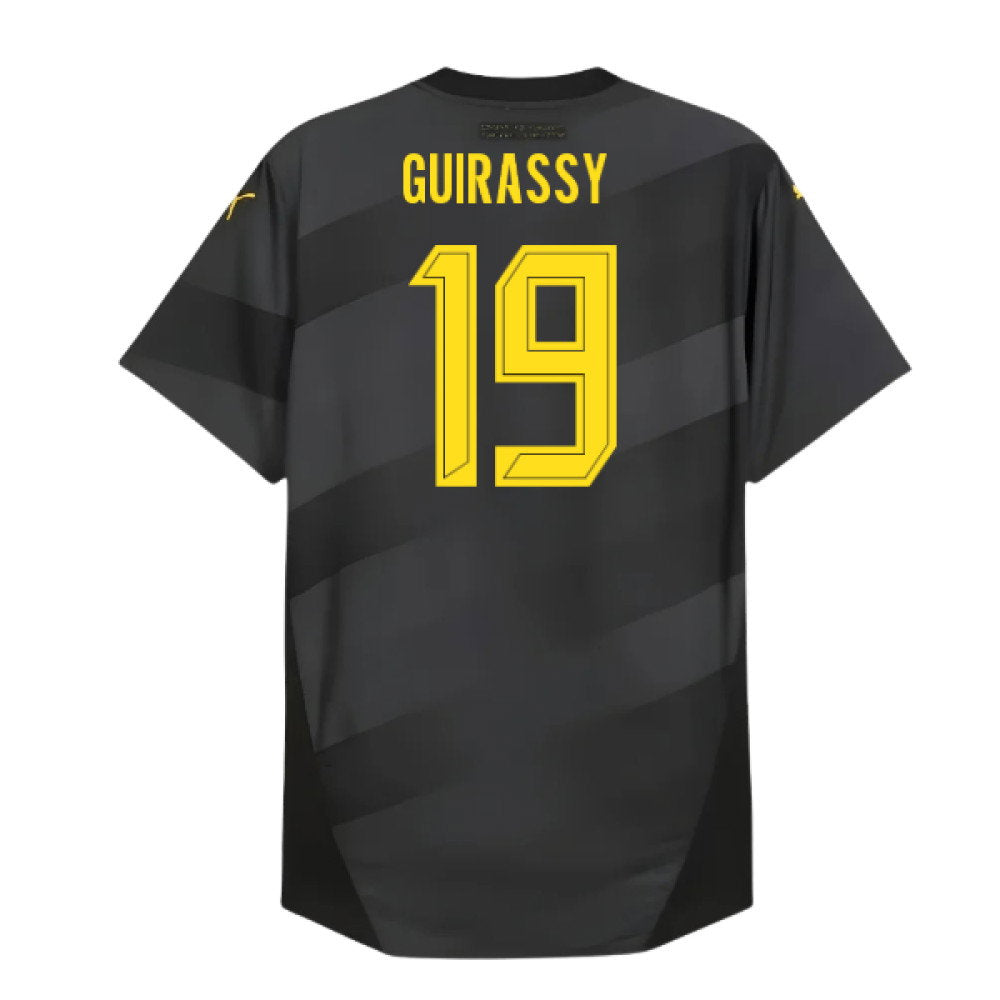 2024-2025 Borussia Dortmund Authentic Away Shirt (Guirassy 19)_0