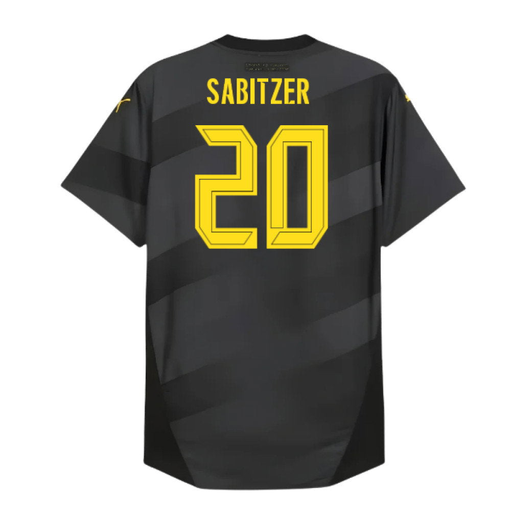 2024-2025 Borussia Dortmund Authentic Away Shirt (Sabitzer 20)_0