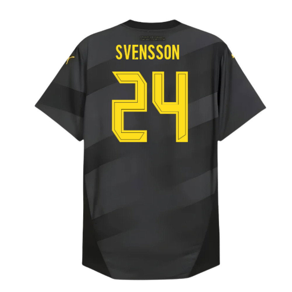 2024-2025 Borussia Dortmund Authentic Away Shirt (Svensson 24)_0