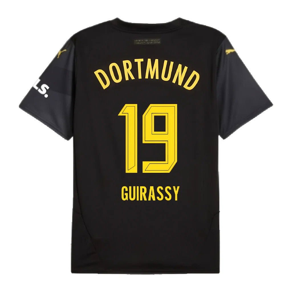 2024-2025 Borussia Dortmund Away Shirt (Kids) (Guirassy 19)_2