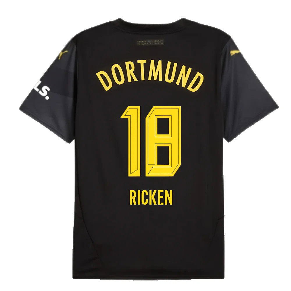 2024-2025 Borussia Dortmund Away Shirt (Kids) (Ricken 18)_2