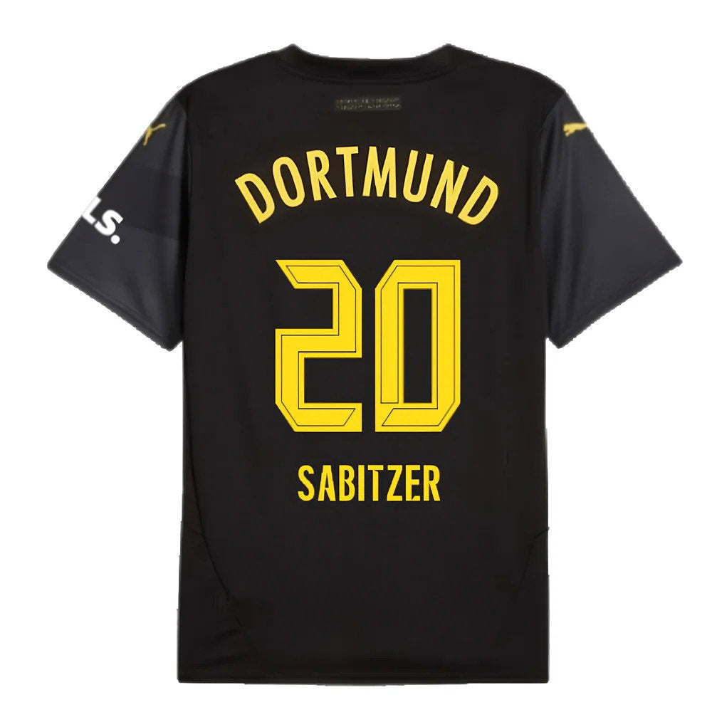 2024-2025 Borussia Dortmund Away Shirt (Kids) (Sabitzer 20)_2