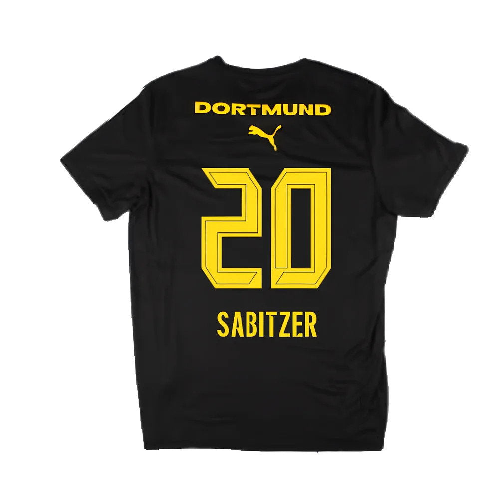 2024-2025 Borussia Dortmund Casuals Tee (Black) (Sabitzer 20)_2