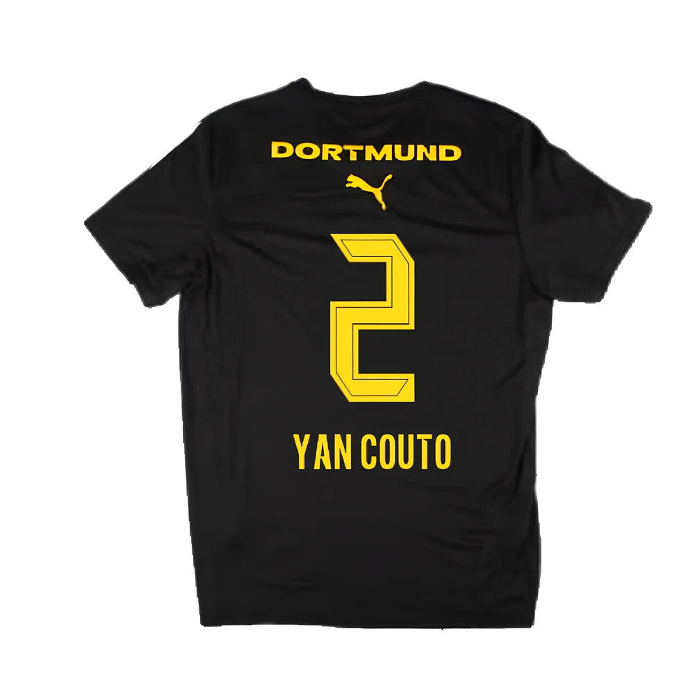 2024-2025 Borussia Dortmund Casuals Tee (Black) (Yan Couto 2)_2