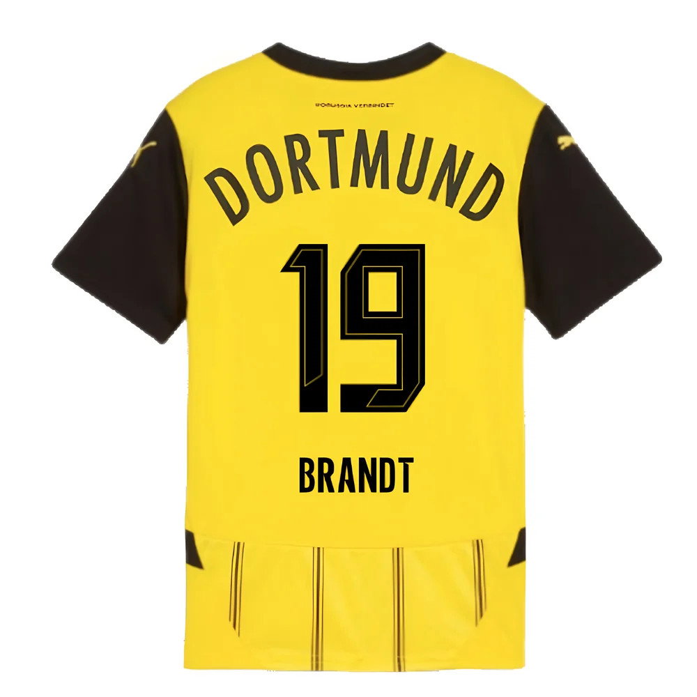 2024-2025 Borussia Dortmund Home Shirt (Kids) (Brandt 19)_2