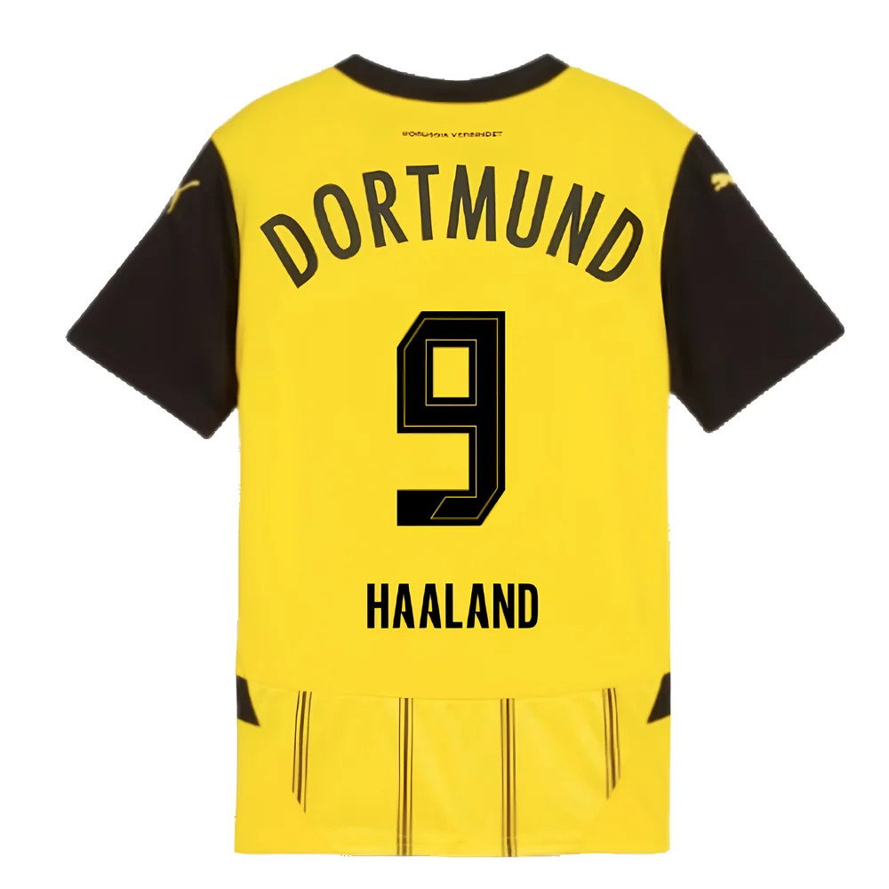 2024-2025 Borussia Dortmund Home Shirt (Kids) (Haaland 9)_2