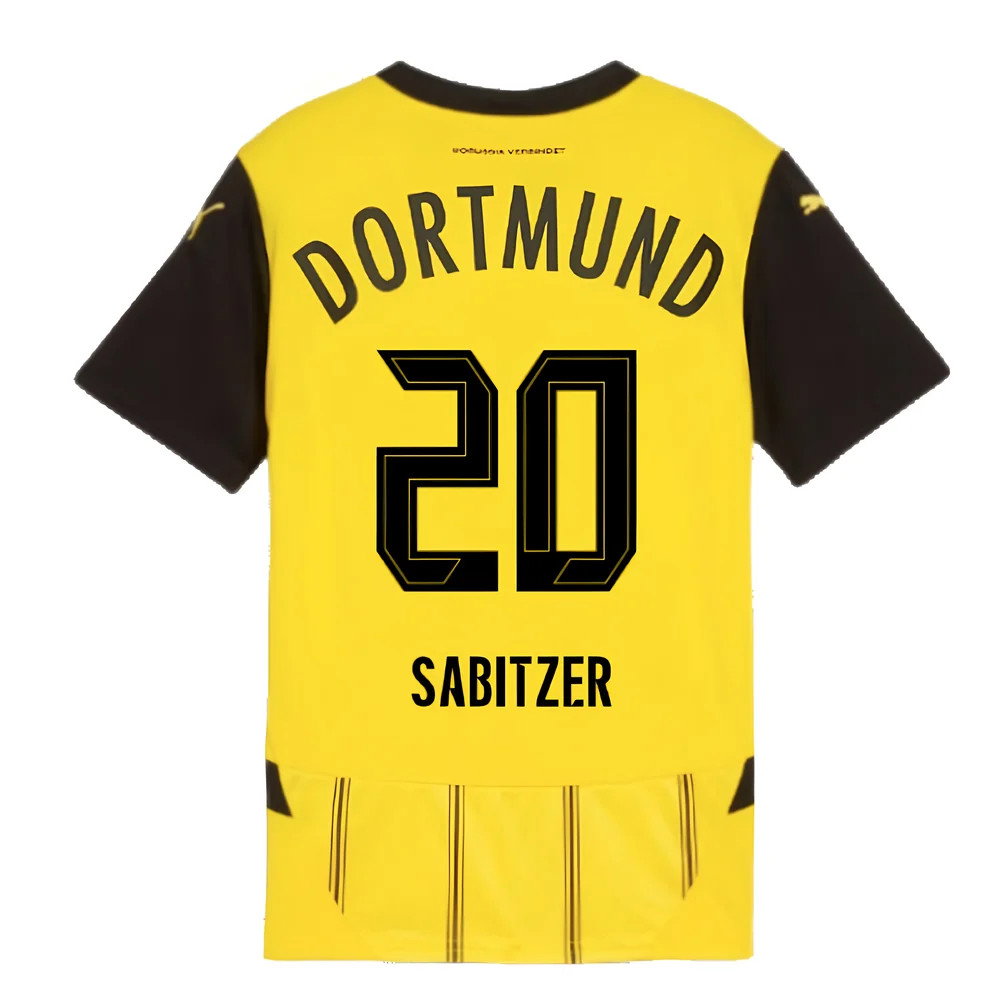 2024-2025 Borussia Dortmund Home Shirt (Kids) (Sabitzer 20)_2