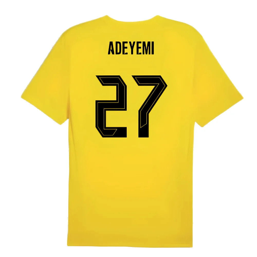 2024-2025 Borussia Dortmund Training Shirt (Yellow) - Kids (Adeyemi 27)_2
