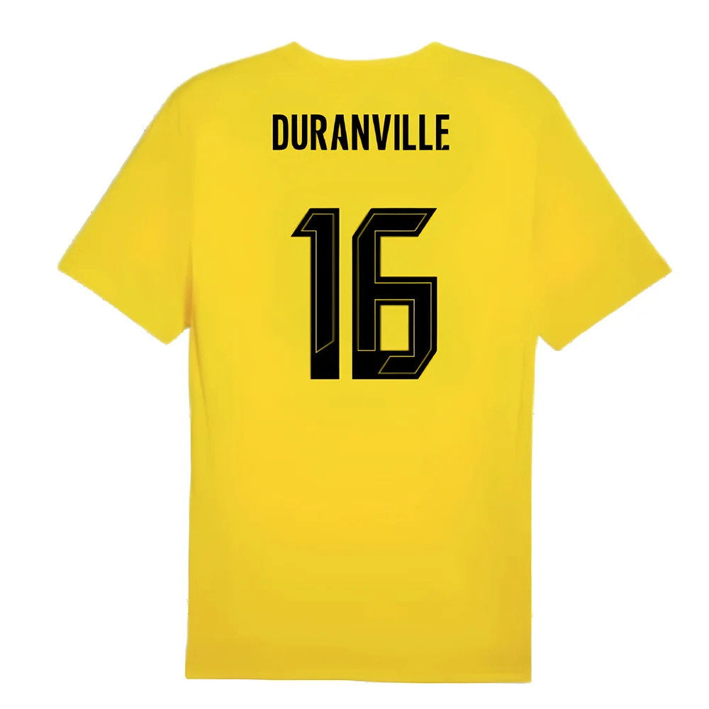 2024-2025 Borussia Dortmund Training Shirt (Yellow) - Kids (Duranville 16)_2