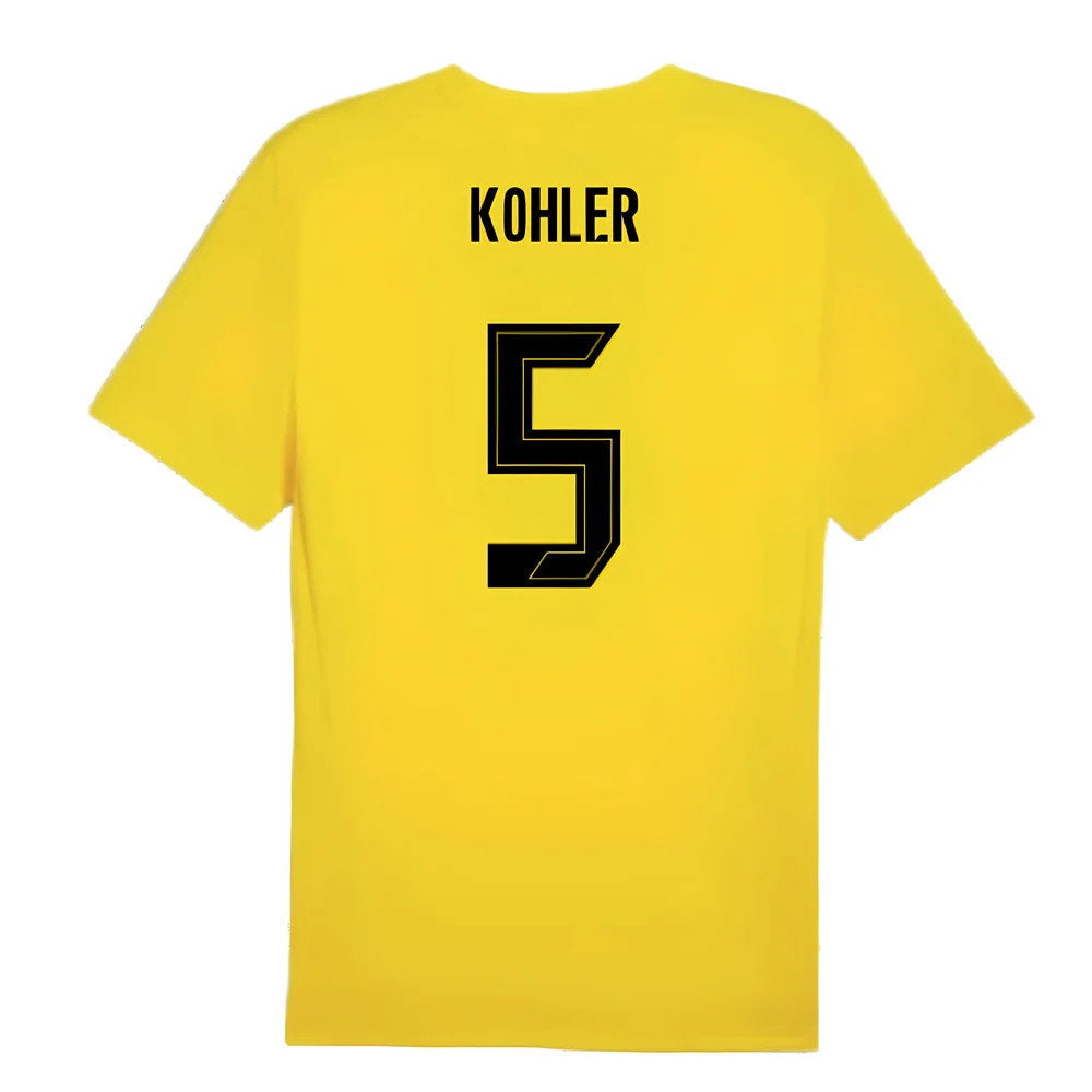 2024-2025 Borussia Dortmund Training Shirt (Yellow) (Kohler 5)_2