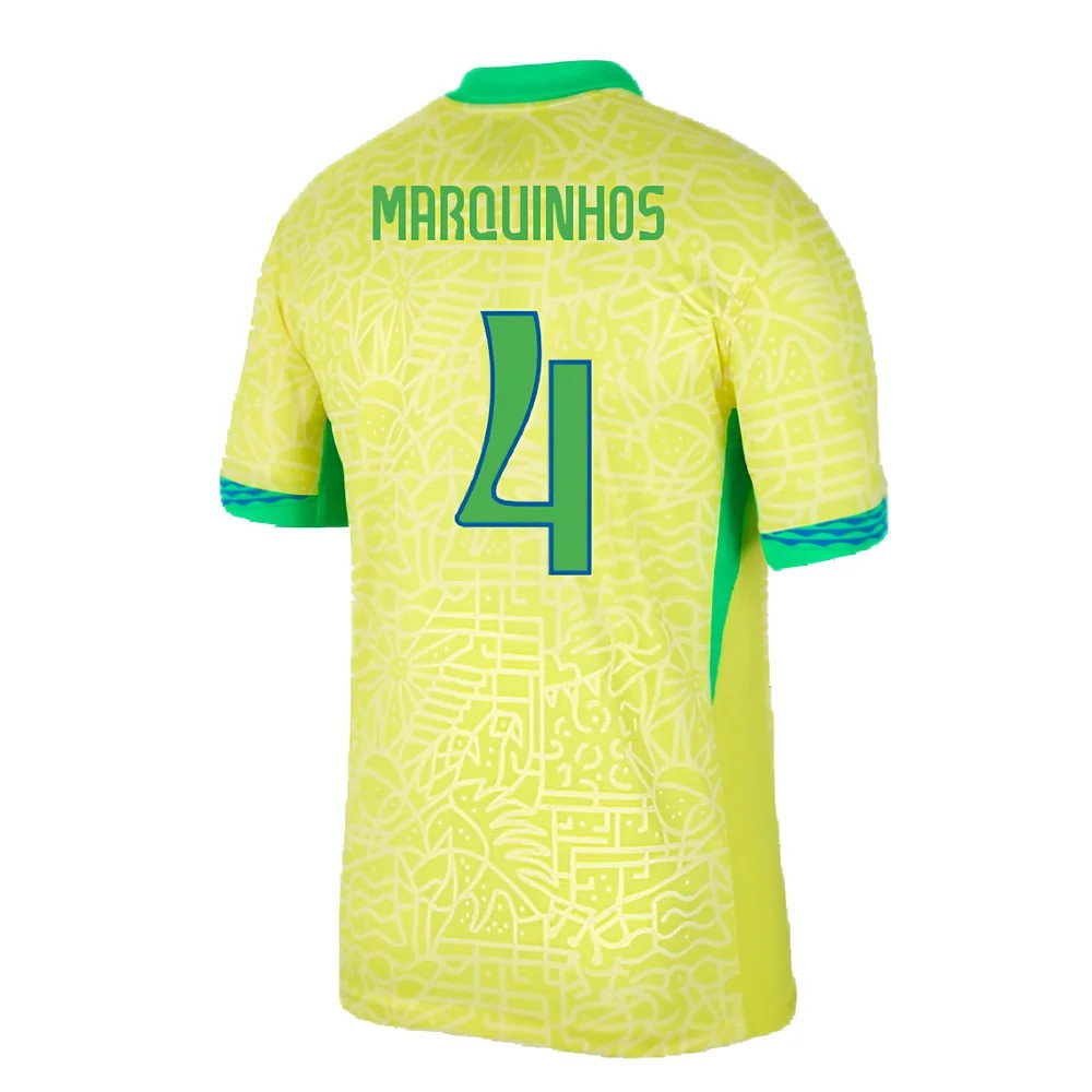 2024-2025 Brazil Home Shirt (Marquinhos 4)_2