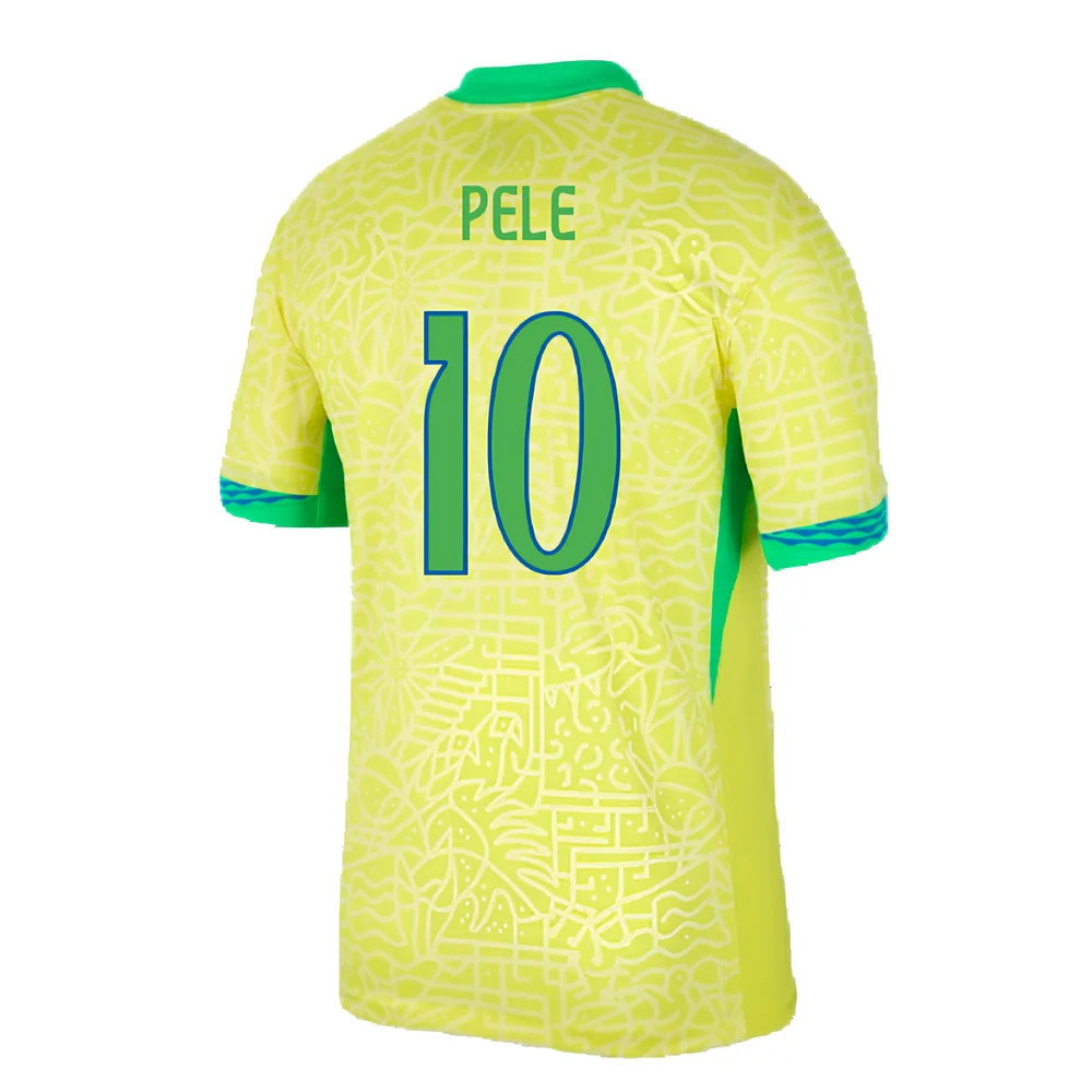 2024-2025 Brazil Home Shirt (Pele 10)_2