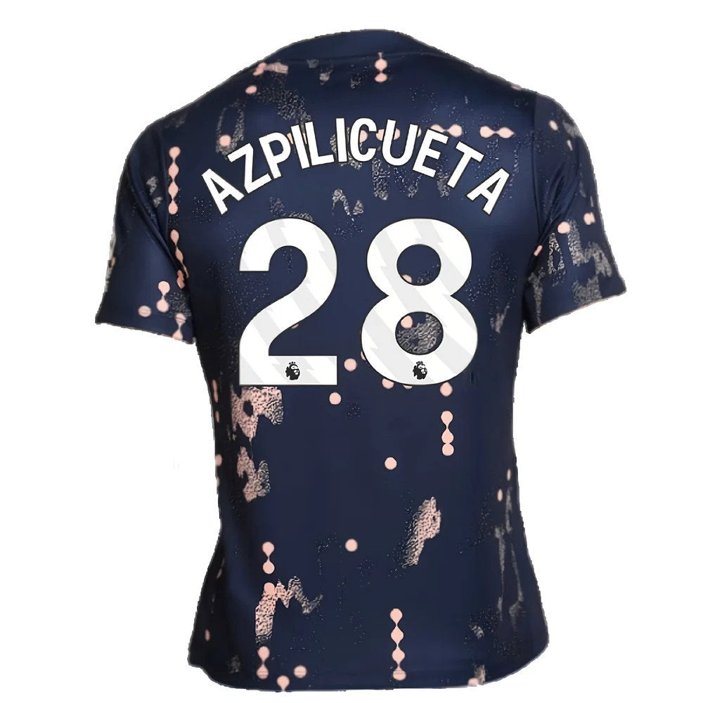 2024-2025 Chelsea Academy Pro Pre-Match Shirt (Obsidian) (Azpilicueta 28)_2