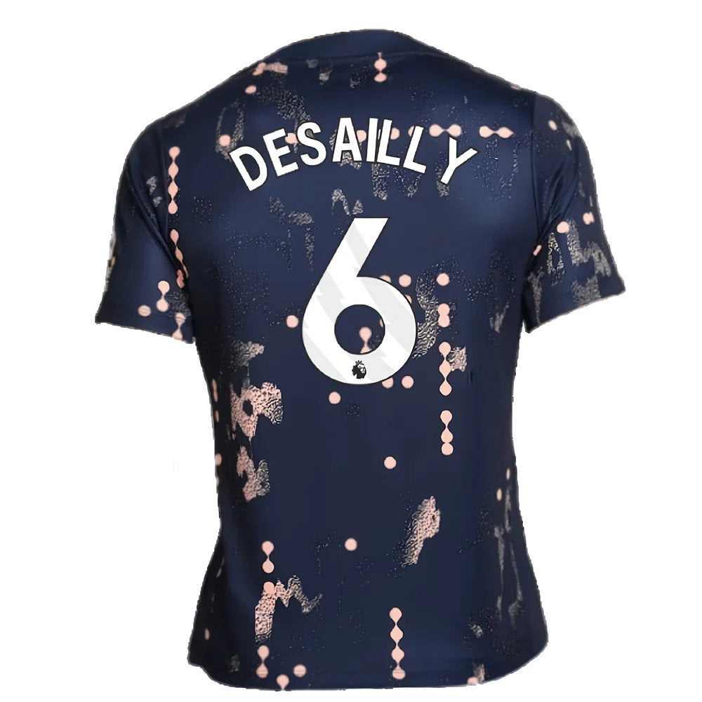 2024-2025 Chelsea Academy Pro Pre-Match Shirt (Obsidian) (Desailly 6)_2