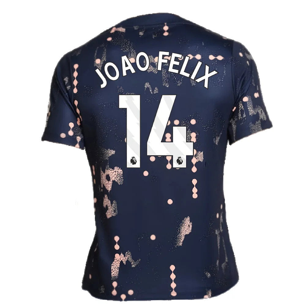 2024-2025 Chelsea Academy Pro Pre-Match Shirt (Obsidian) (Joao Felix 14)_2