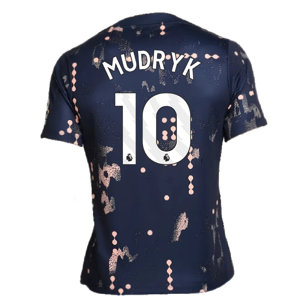 2024-2025 Chelsea Academy Pro Pre-Match Shirt (Obsidian) (Mudryk 10)_2