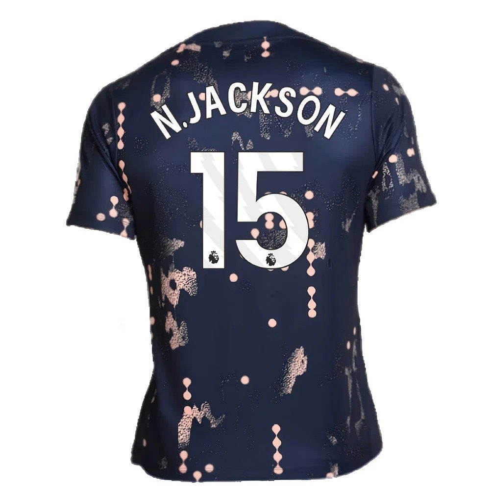 2024-2025 Chelsea Academy Pro Pre-Match Shirt (Obsidian) (N.Jackson 15)_2