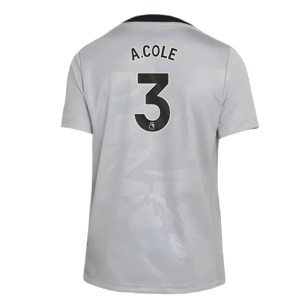 2024-2025 Chelsea Third Academy Pre-Match Shirt (Grey) - Kids (A.Cole 3)_2