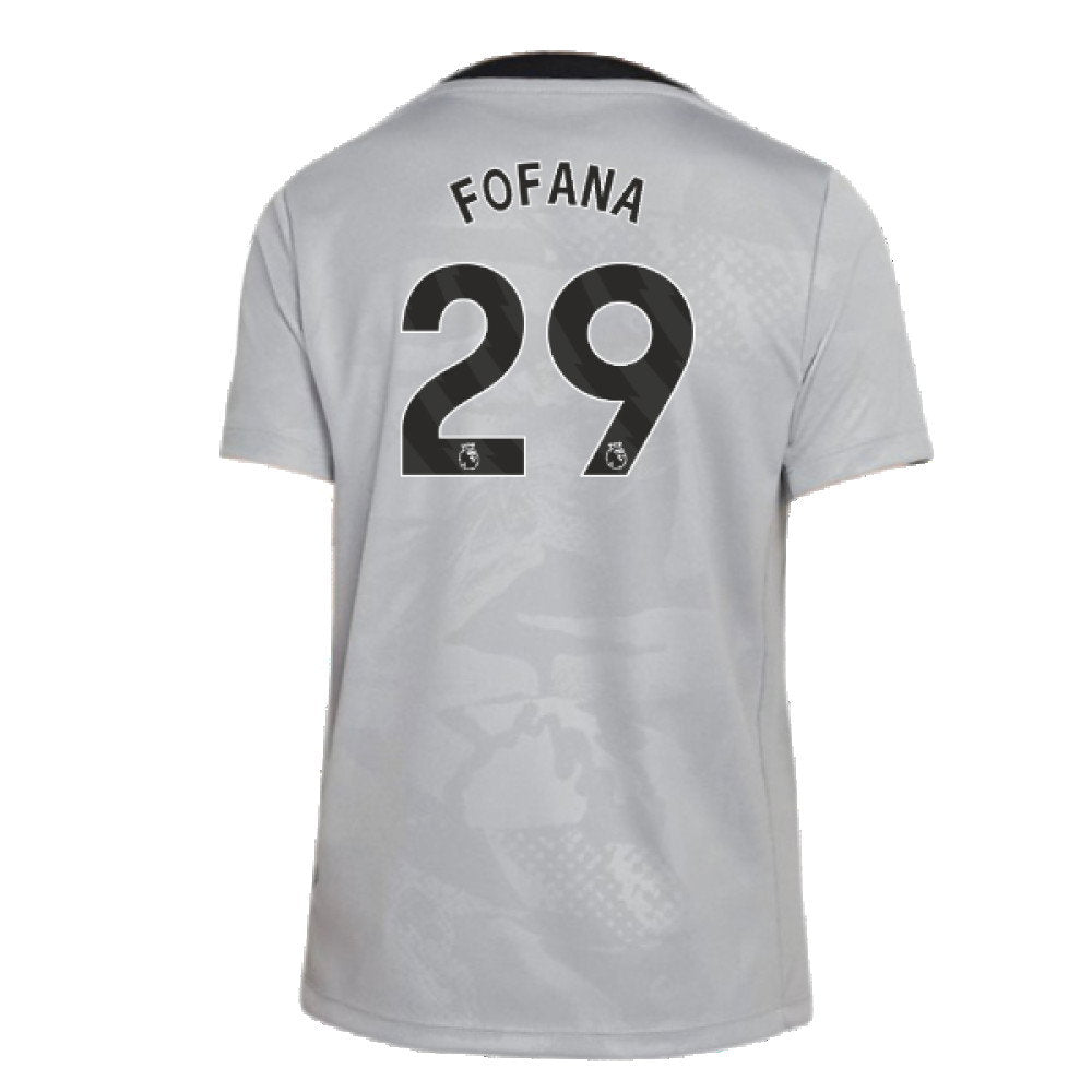 2024-2025 Chelsea Third Academy Pre-Match Shirt (Grey) - Kids (Fofana 29)_2