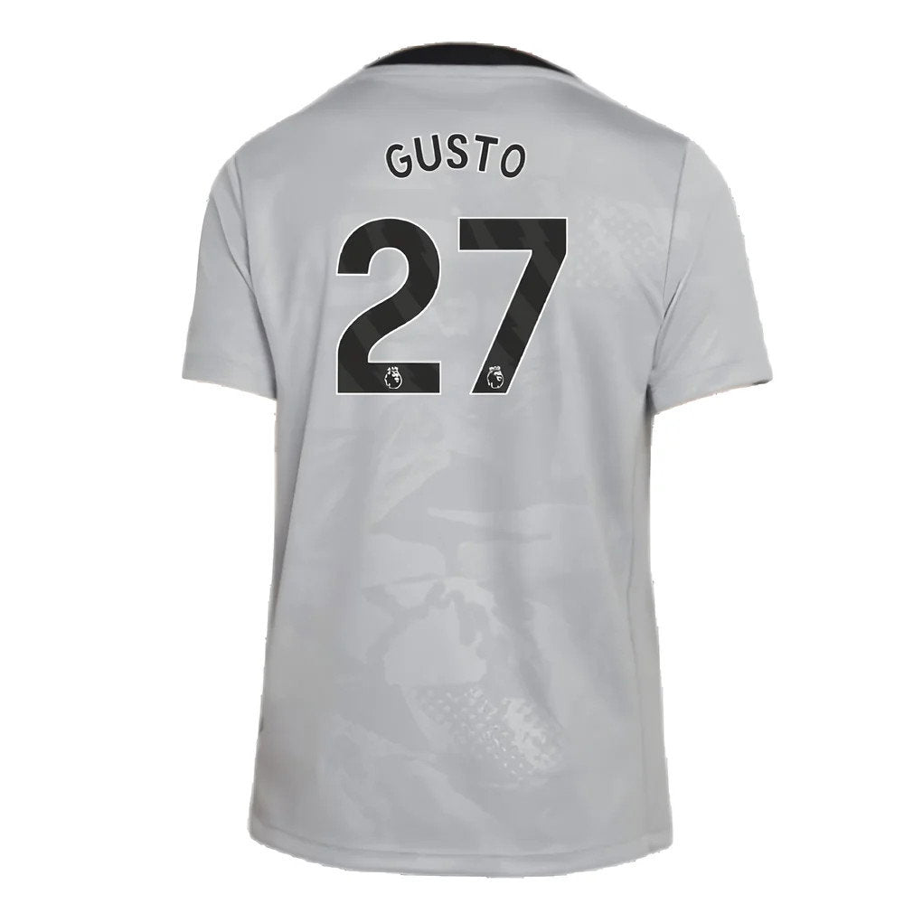 2024-2025 Chelsea Third Academy Pre-Match Shirt (Grey) - Kids (Gusto 27)_2