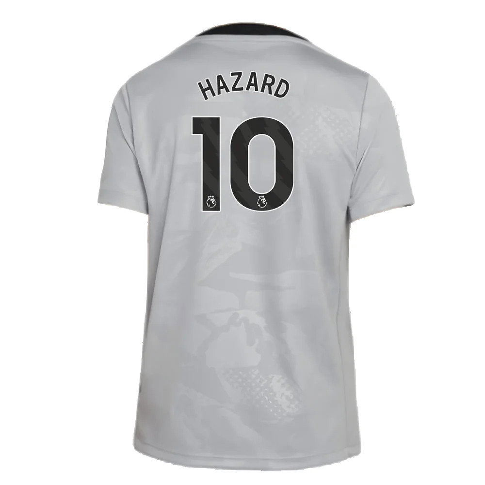2024-2025 Chelsea Third Academy Pre-Match Shirt (Grey) - Kids (Hazard 10)_2