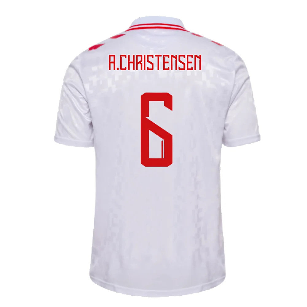 2024-2025 Denmark Away Shirt (A.Christensen 6)_2