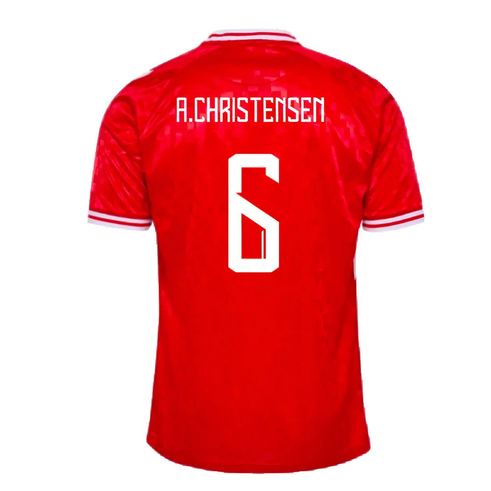 2024-2025 Denmark Home Shirt (A.Christensen 6)_2