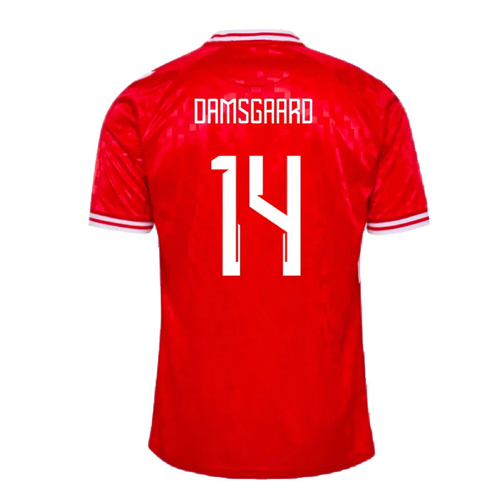 2024-2025 Denmark Home Shirt (Damsgaard 14)_2