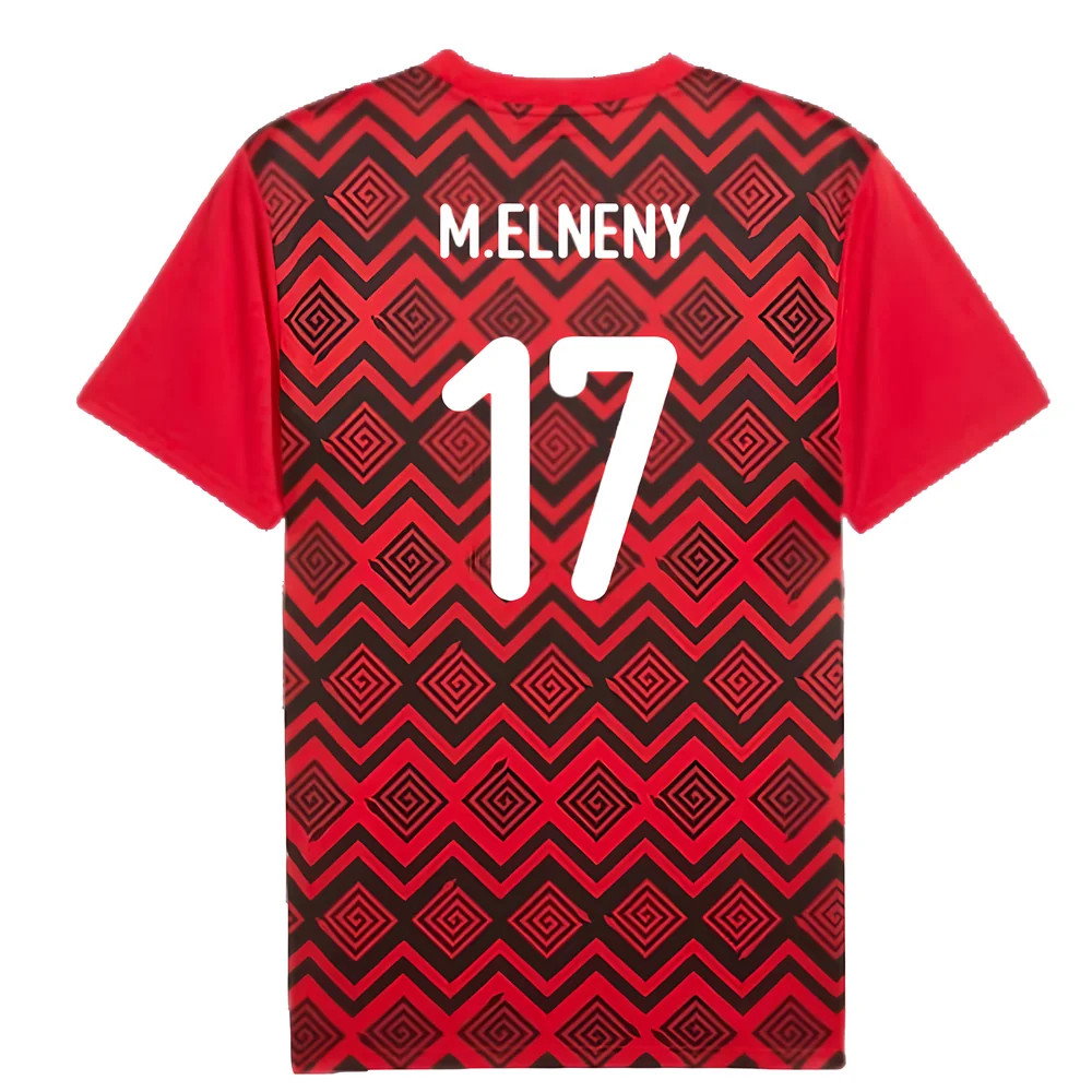 2024-2025 Egypt Prematch SS Jersey (Red) (M.Elneny 17)_2