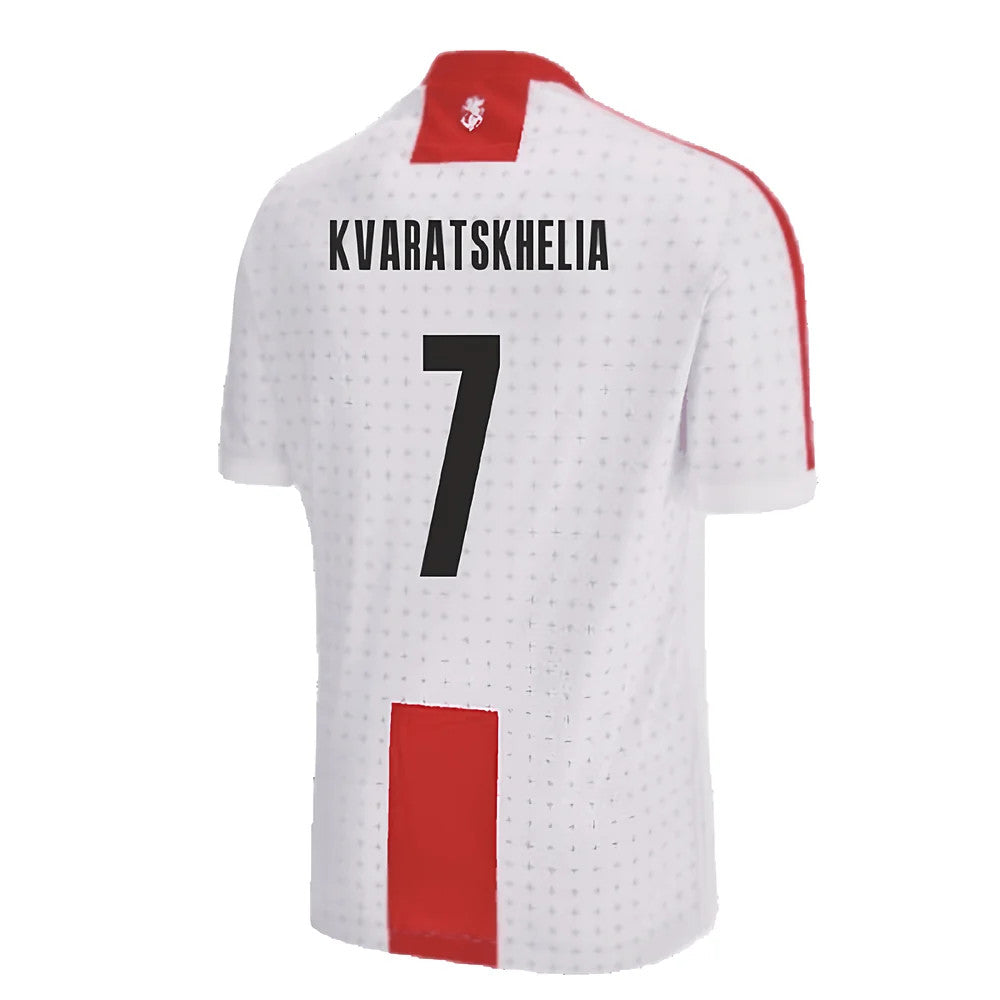 2024-2025 Georgia Home Shirt (Kids) (Kvaratskhelia 7)_2