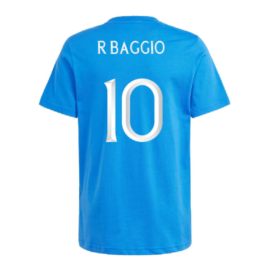 2024-2025 Italy DNA Tee (Blue) - Kids (R BAGGIO 10)_2