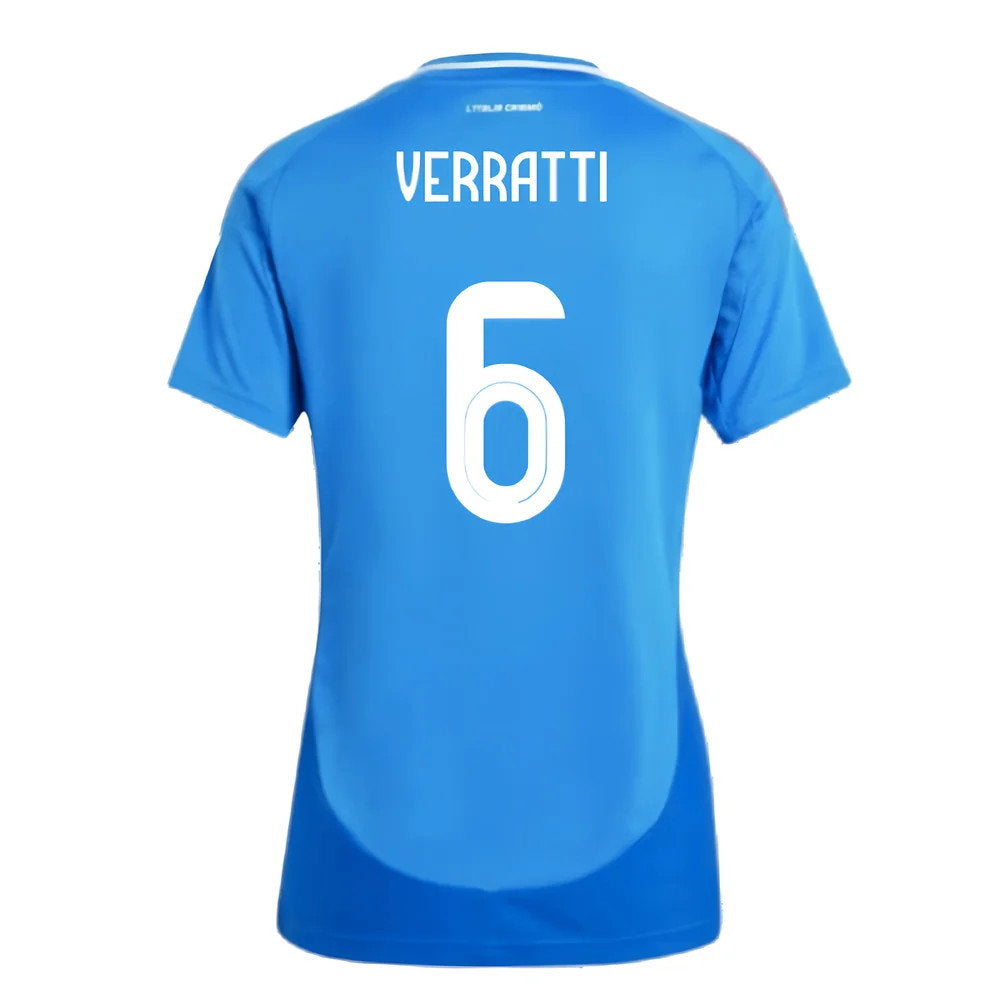 2024-2025 Italy Home Shirt (Ladies) (VERRATTI 6)_2