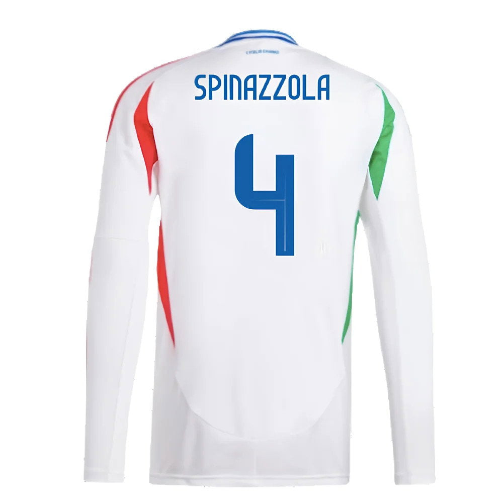 2024-2025 Italy Long Sleeve Away Shirt (SPINAZZOLA 4)_2